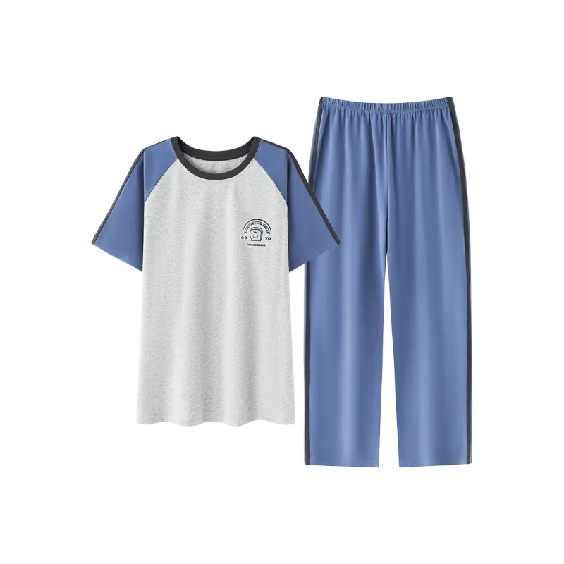 Close fitting Areas Pajama Set Men's-14