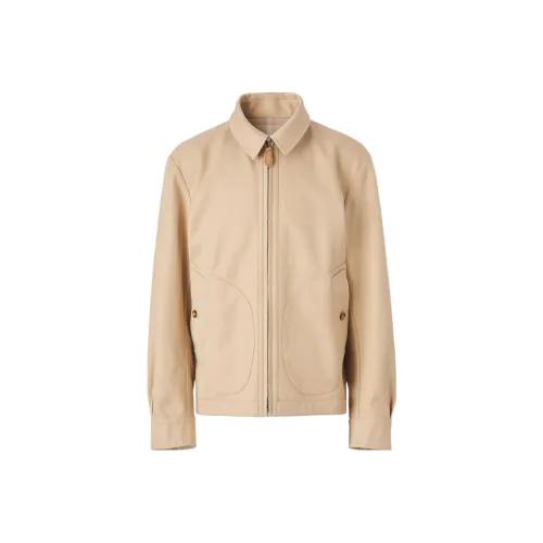 Burberry Jackets Coats Men's Soft Yellow Brown