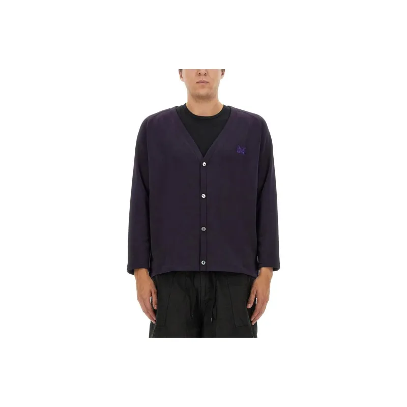 Needles V Neck Buttoned Cardigan-0