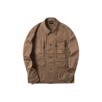 Diadora Jackets Men Dark Brown