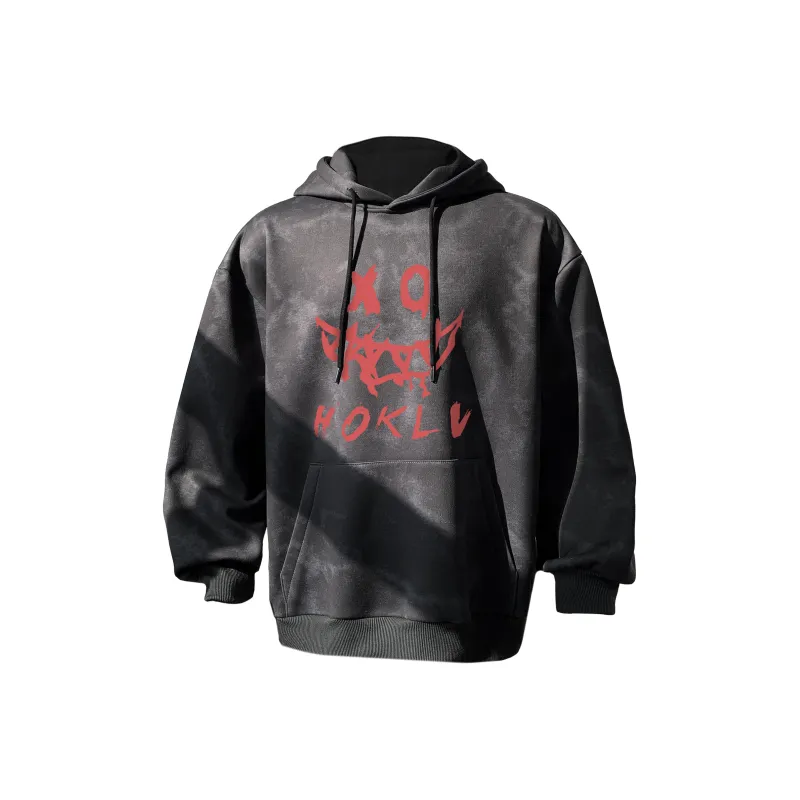 HOKLV Sweatshirt Unisex Tie Dye White-2