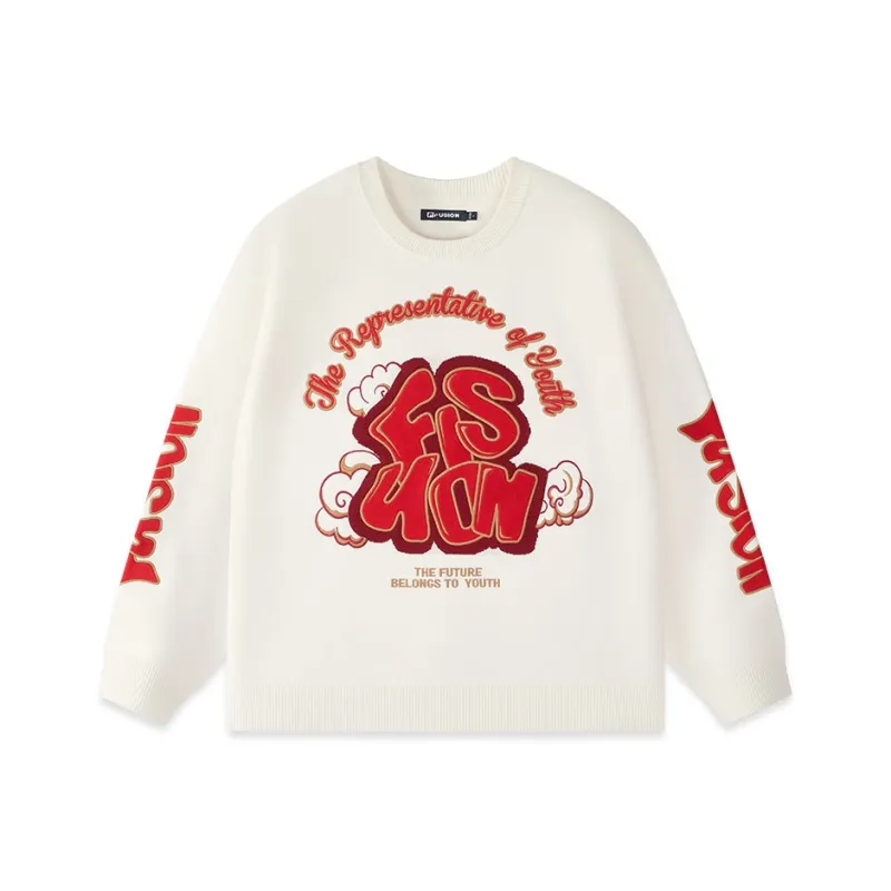 FILA FUSION FUSION LIFE Sweater Unisex Cloud White-0
