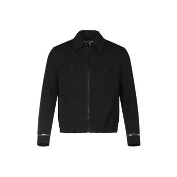 VERSACE JEANS COUTURE Coach Jacket Men's Black