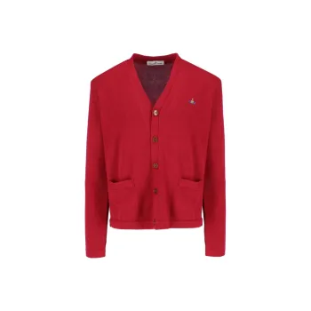 Vivienne Westwood Orb Embroidered Knit Cardigan
