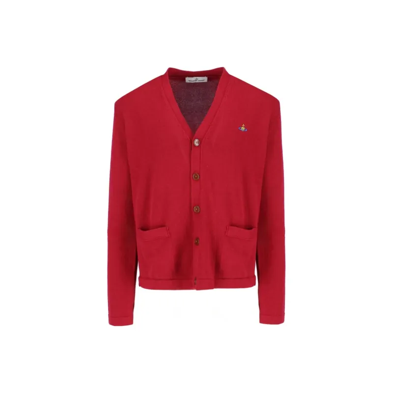 Vivienne Westwood Orb Embroidered Knit Cardigan-0