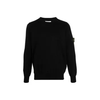 STONE ISLAND Compass Patch Crewneck Jumper