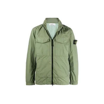 STONE ISLAND Jackets Men Army Green