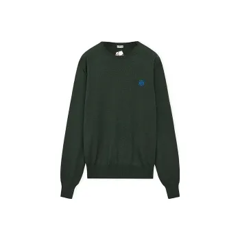LOEWE SS24 Sweater Men's Dark Khaki Green