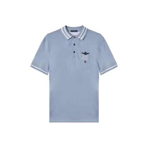 AERONAUTICA MILITARE 라이트 블루 남성 폴로 셔츠