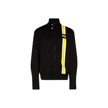 PALM ANGELS Monogram Striped Track Jacket