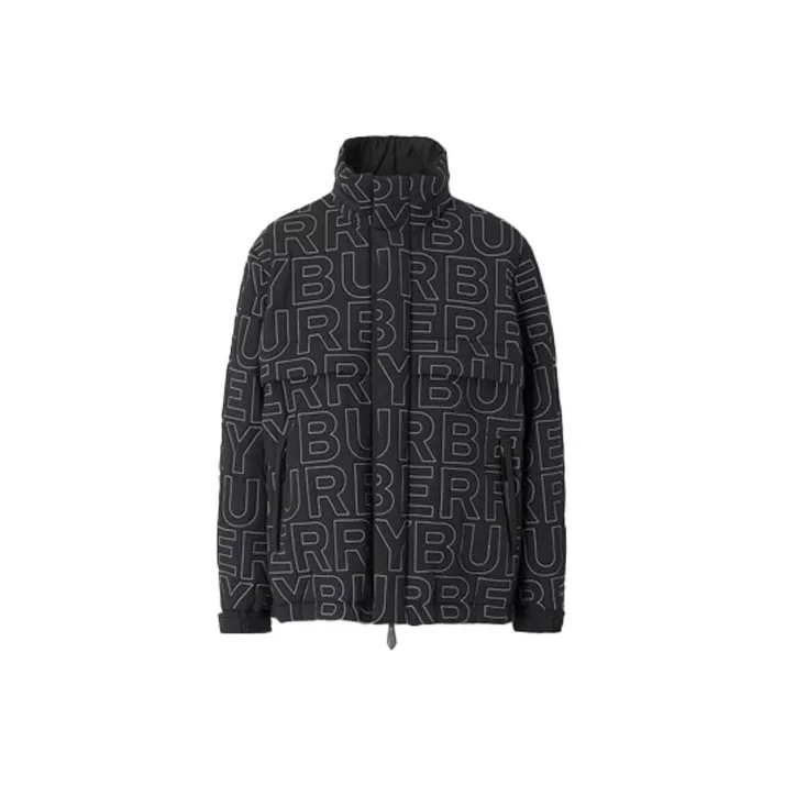 Burberry Embroidered Logo Packaway Jacket-0
