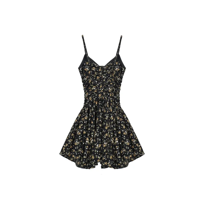 AFGGD Slip Dresses Women's Black-1