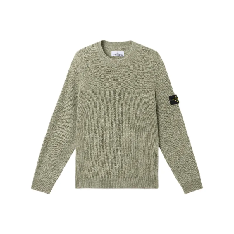 STONE ISLAND SS25 Sweaters Men Sage Green-0