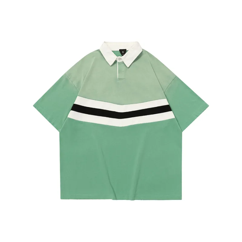 HKRXEC Polo Shirt Unisex Light Aqua Green-0