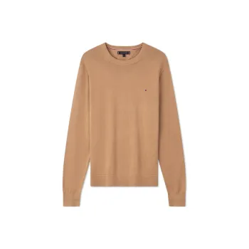 Tommy Hilfiger Logo embroidered Knitted Cotton Jumper