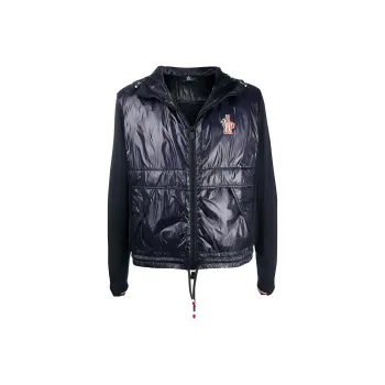 Moncler Down Jackets Men Dark Blue