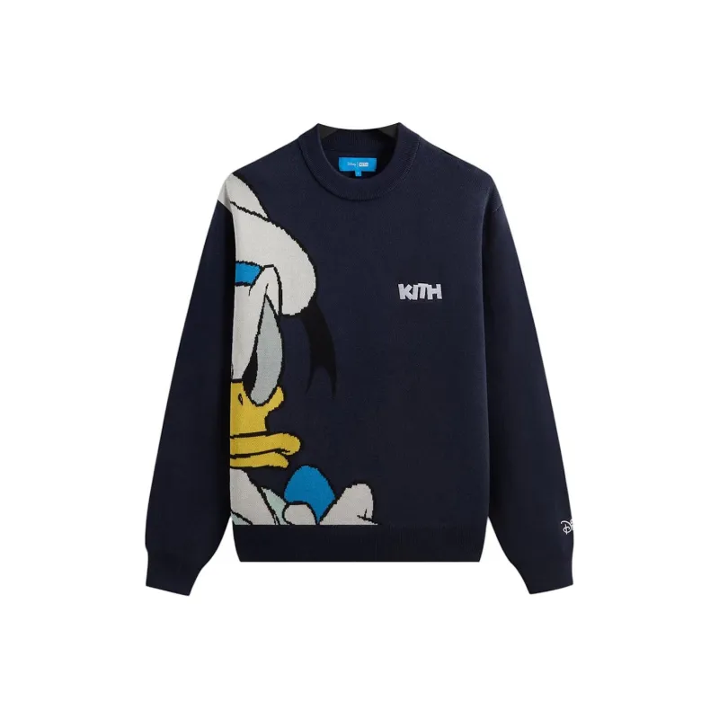 KITH X Disney Donald Duck Lewis Crewneck Sweater-0