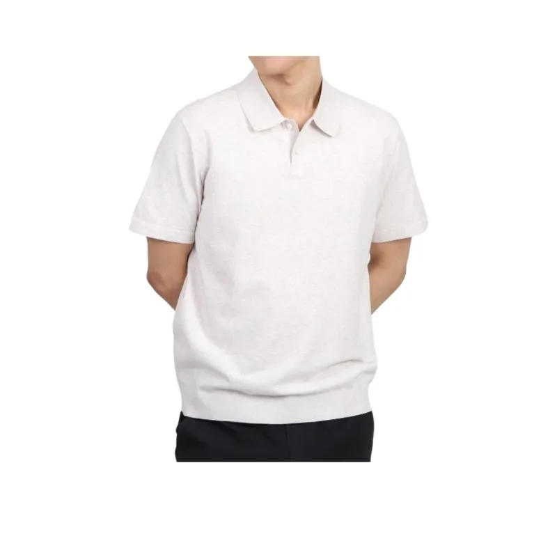 THEORY Polo Shirts Men Ecru-1