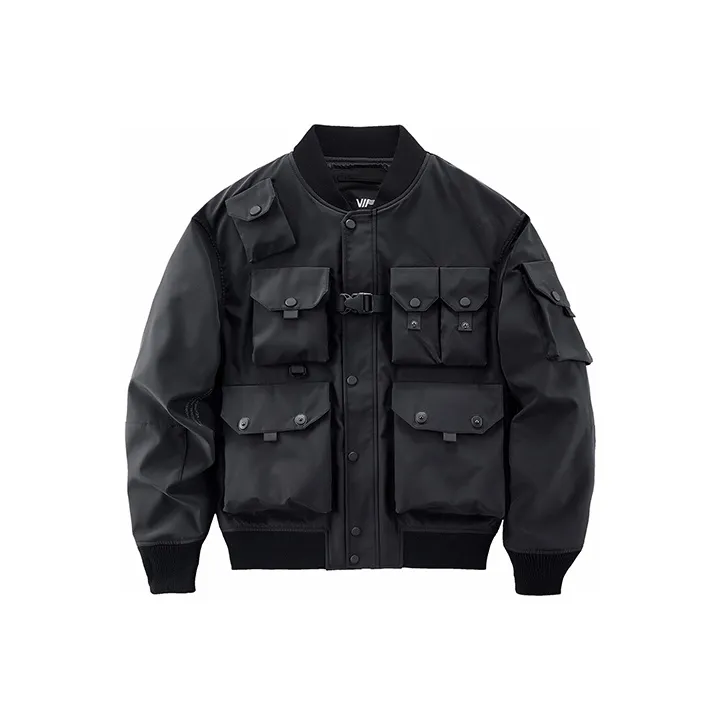 VIP Loose Fit Workwear Jacket Unisex Black-0