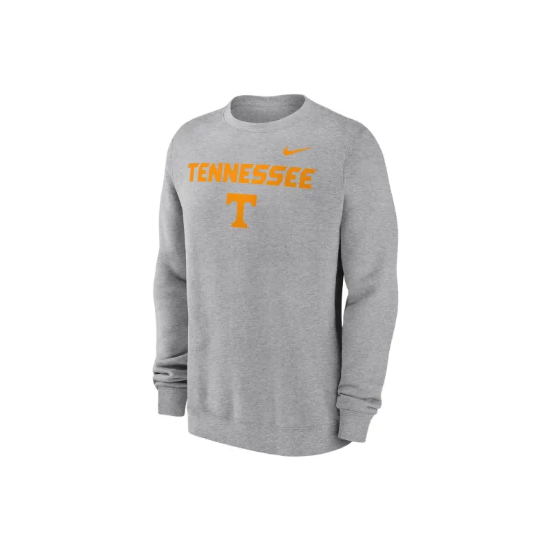 Nike Tennessee Volunteers Primetime Primary Stack Men's Nike College Pullover Crew-0