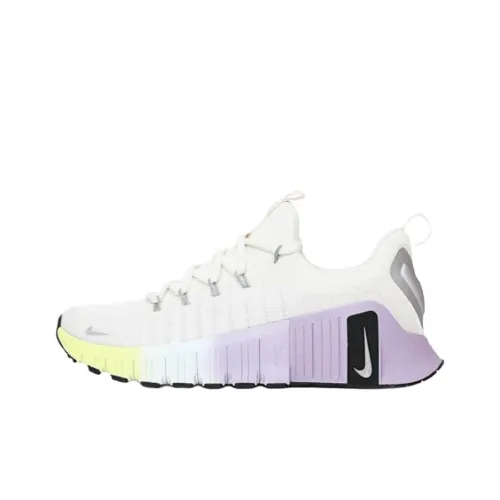 Nike Free Metcon 6 Se Phantom Black Hydrangeas Metallic Silver Women's
