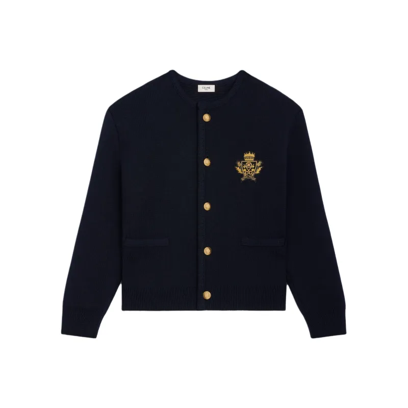 CELINE Cardigan Jacket In Wool-0