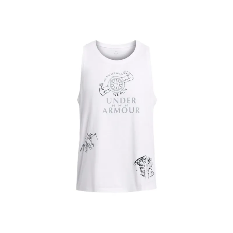 Under Armour Tank Top Men's White-0