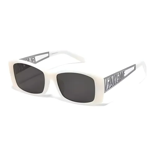 Fakeme Rectangular Sunglasses Women's White