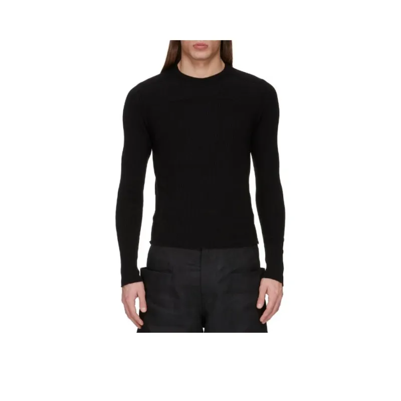 RICK OWENS Geo Ribbed Sweater-0