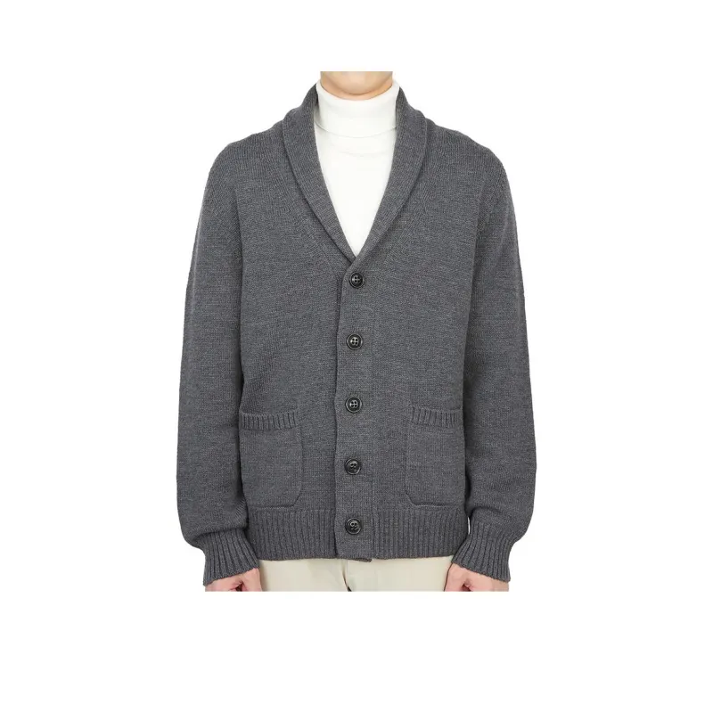 Drumohr Knitted Merino Wool Cardigan-0