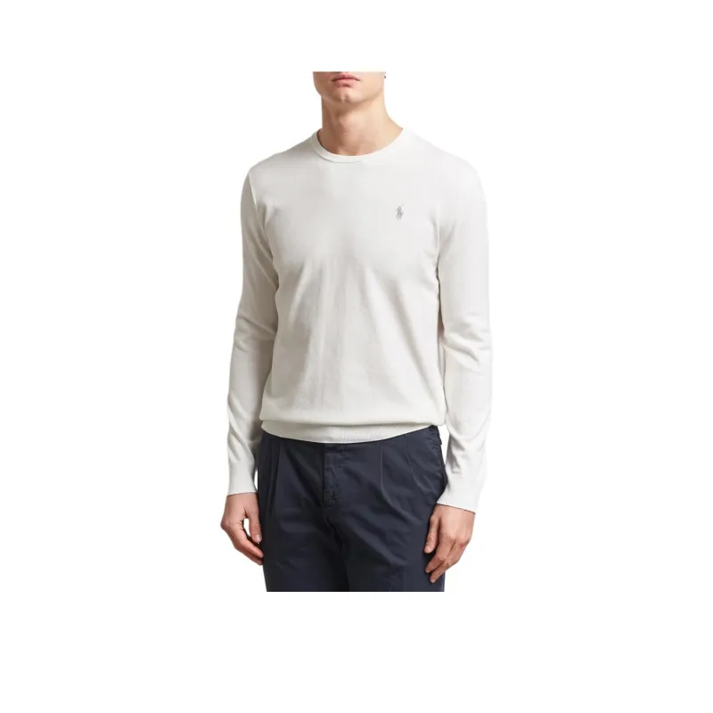 Polo Ralph Lauren Logo Embroidered Crewneck Jumper-0