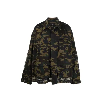 Balenciaga SS22 Jackets Coats Loose Fit Style Men's Green
