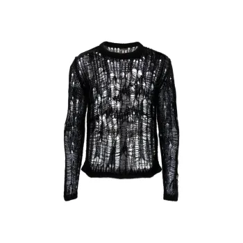 RICK OWENS Biker Level Knitted Jumper