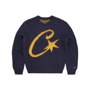 Corteiz C Star Mohair Knit Sweater