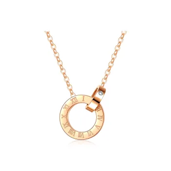 CENTURY&KINDLE 316L Titanium Steel Necklaces Women's