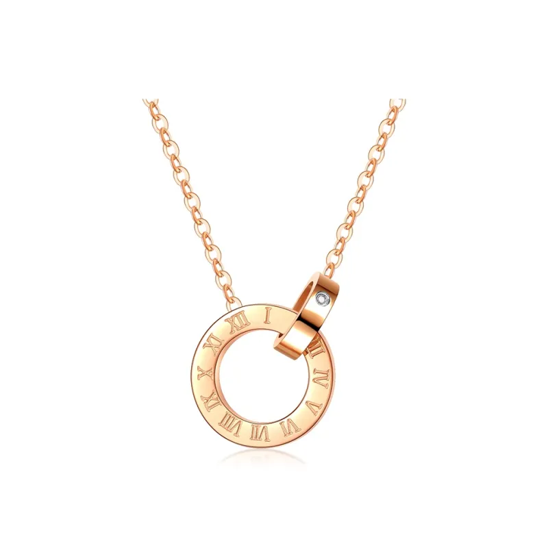 CENTURY&KINDLE 316L Titanium Steel Necklaces Women's-0