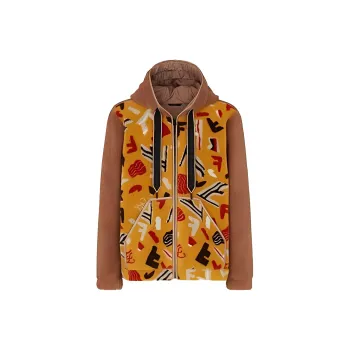 FENDI Jackets Men Brown