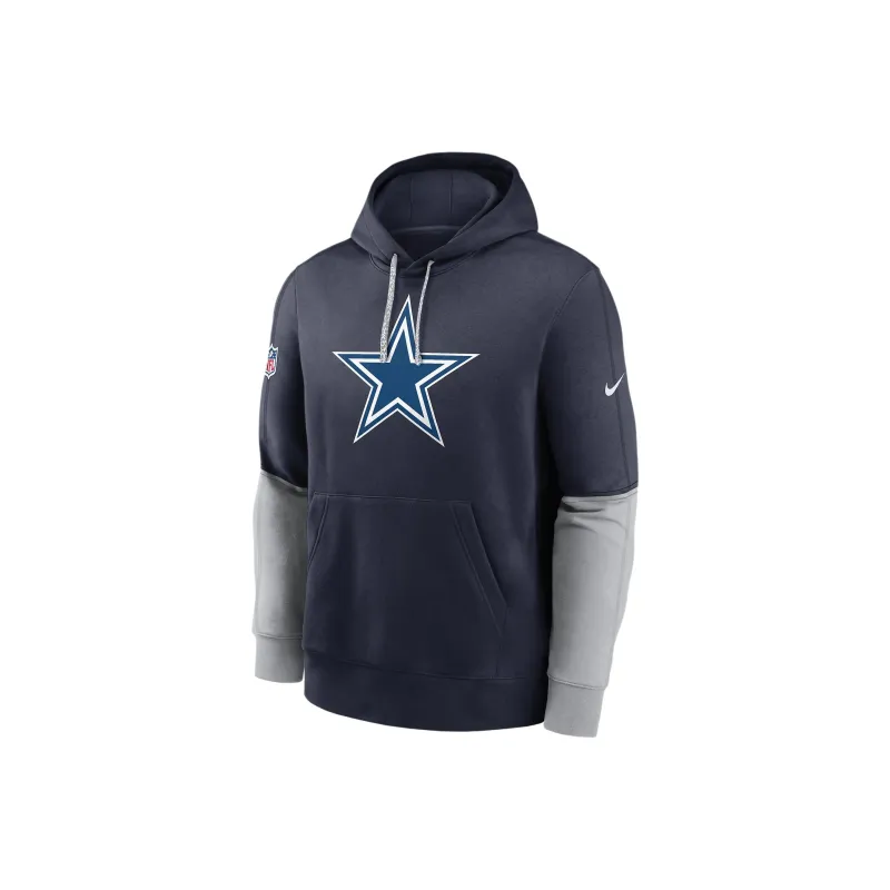 Nike Dallas Cowboys Sideline Team Issue Club Men's Nike Nfl Pullover Hoodie-0