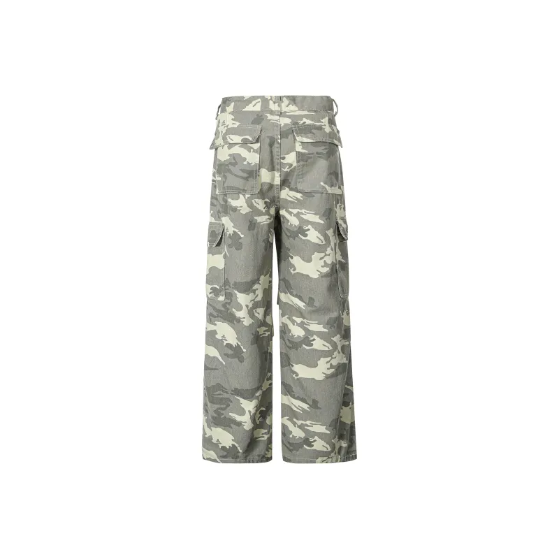 *EVAE+MOB Cargo Pants Unisex Gray-1