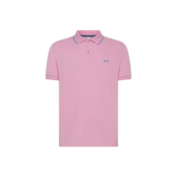 SUN68 Polo Shirts Men Pink