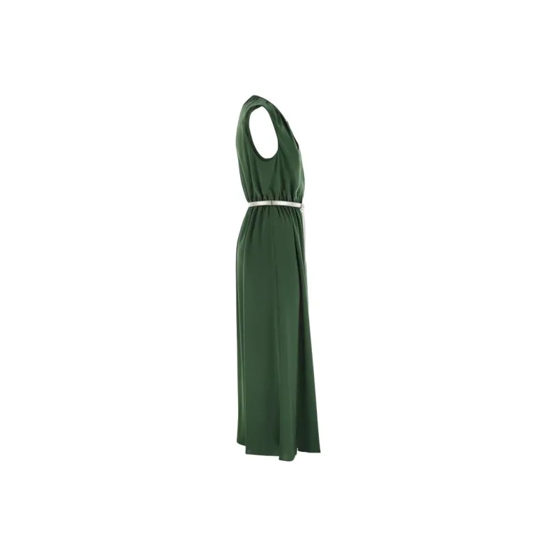MaxMara Studio Sleeveless Dress Women's Green-2