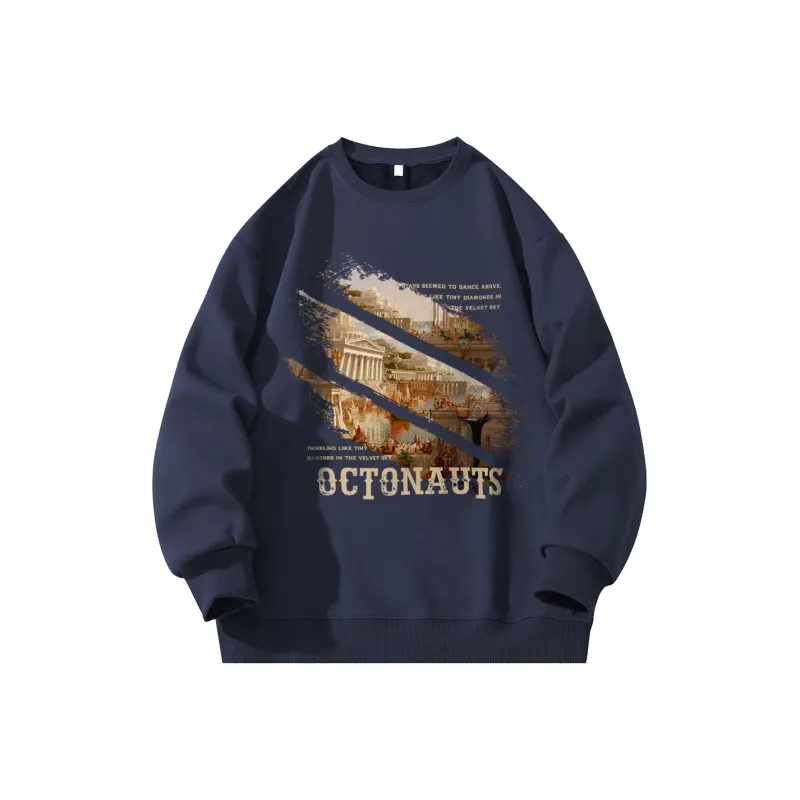 Small Columns Under The Sea Sweatshirt Unisex-16