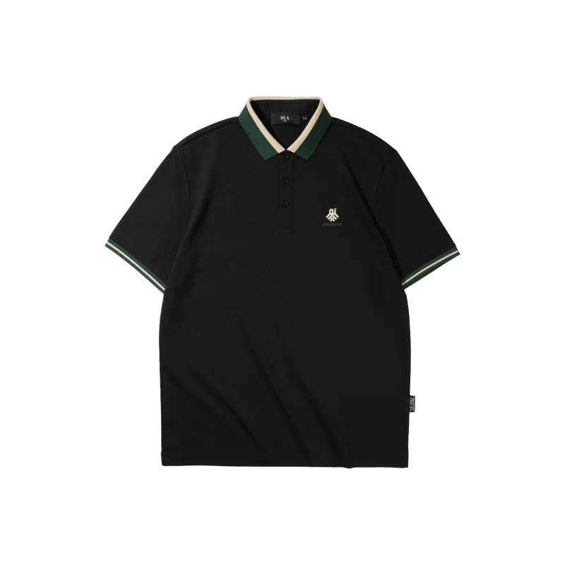 HLA Short Sleeve Polo Shirts Men-0