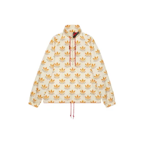 GUCCI X Adidas Trefoil Print Jacket