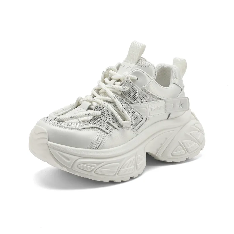 FIVE PLUS Anti Slip Wear Resistant Low Top Chunky Sneakers Women's-7