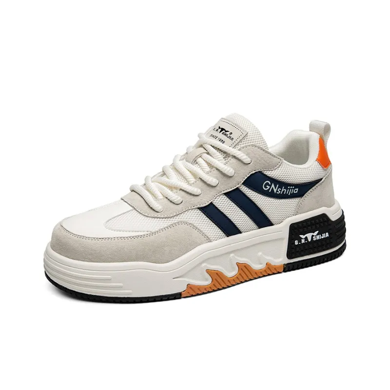 G.N.SHIJIA Lightweight Breathable Height Increasing Low Top Skateboard Shoes Men's-1
