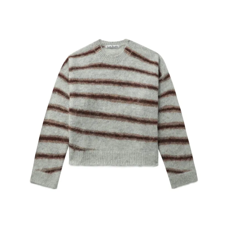 Acne Studios Striped Knitted Jumper-0