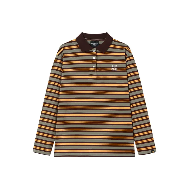 DANGEROUSPEOPLE Polo Shirt Unisex Stripes-0