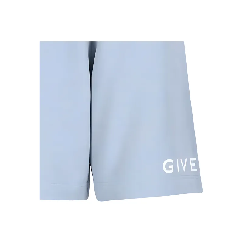 Givenchy Logo Printed Elastic Waist Shorts-4