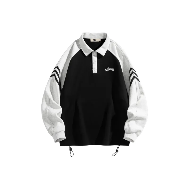 TALKING TOM Polo Collar Sweatshirt Unisex-3